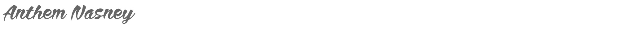 Anthem Nasney Anthem Nasney.ttf font preview